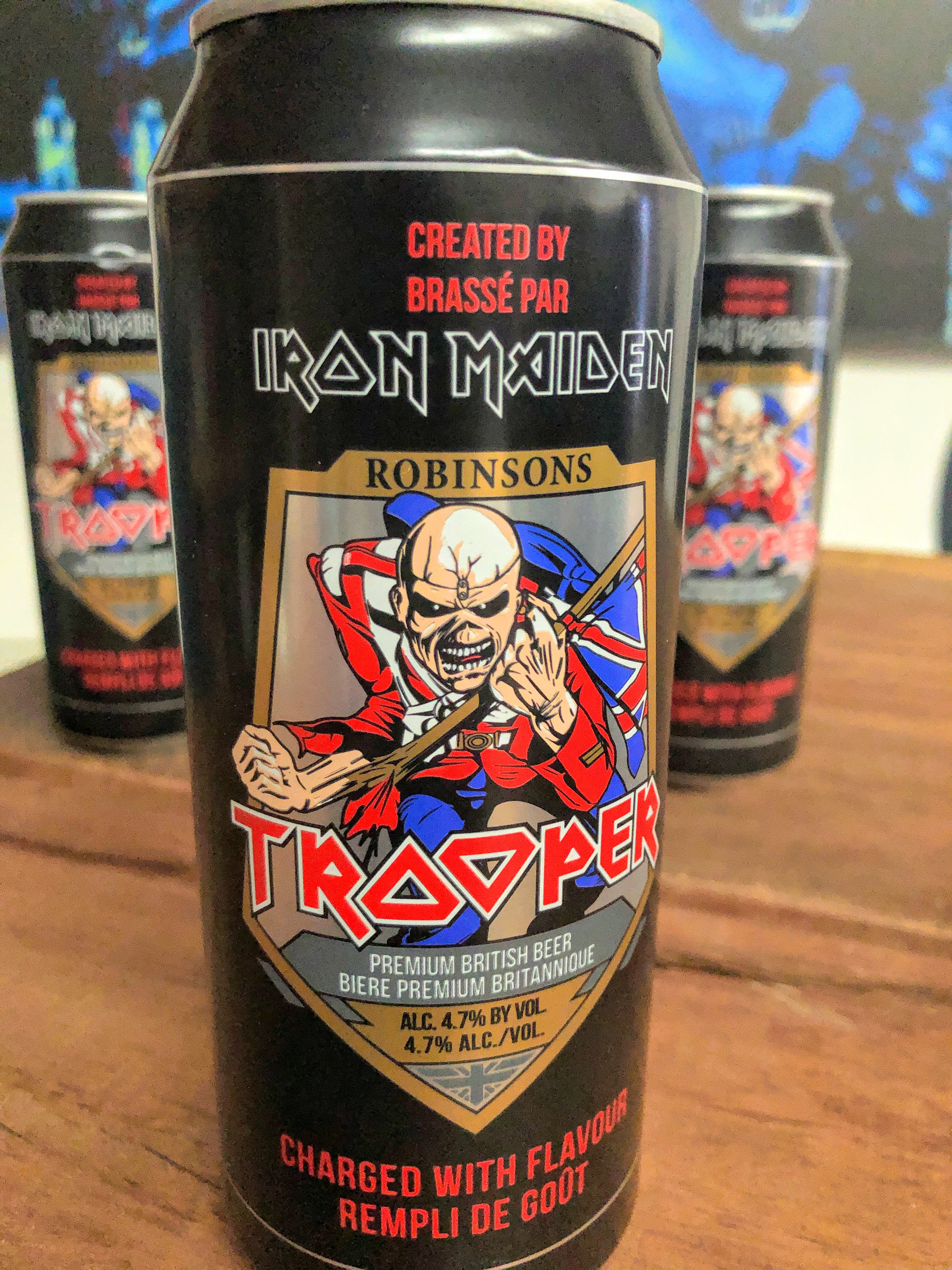 Iron Maiden Trooper Beer 0,5L (4,7% Vol.) Dose Special Edition 