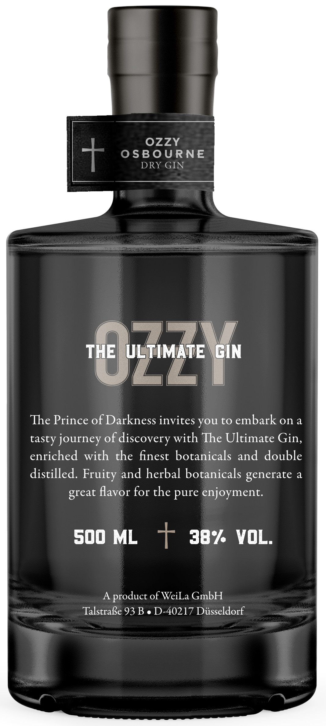 Ozzy-Osbourne Gin 38% 0,5L